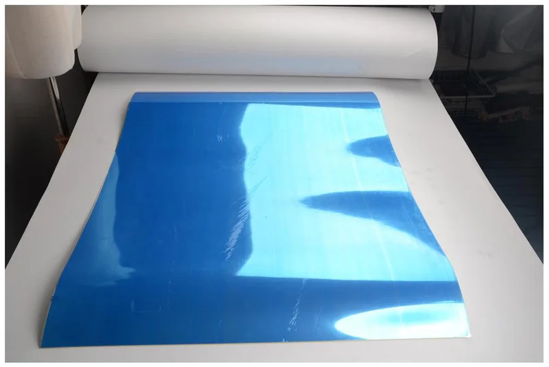 60*100CM thickness 0.2mm soft PET coating Chrome unbreak Reflective Mirror Like Decorative for Wall Shower Room bathroom | Обустройство