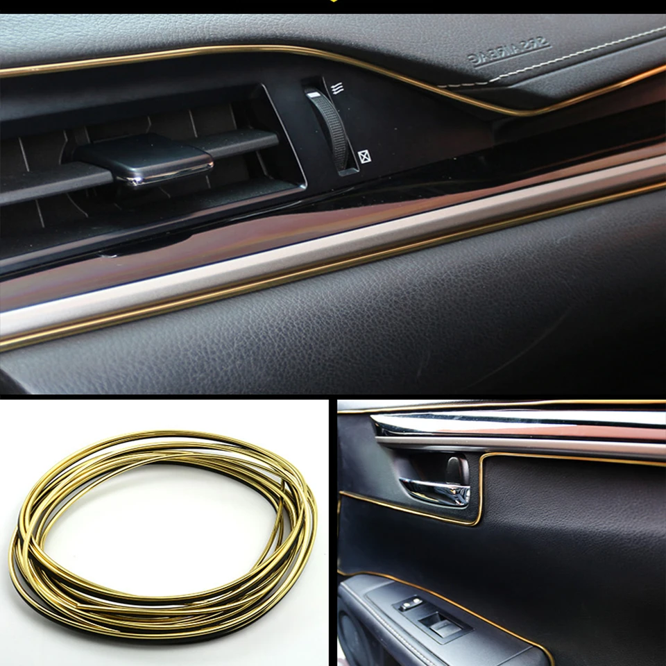 ZDPARTS 3 м декоративная внутренняя отделка автомобиля наклейка для Mercedes Benz W203 W204 211