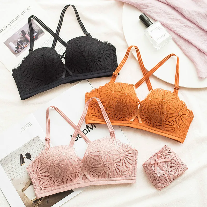 Roseheart женский модный розовый сексуальный комплект нижнего белья беспроводные