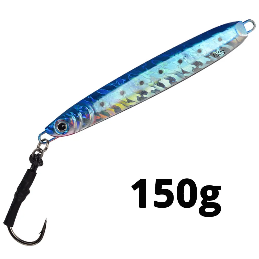 150g-3 KastKing 100 г 150 г приманка для морской рыбалки с одним крюком, 4 цвета, Морская Лодка, жесткая металлическая приманка для рыбалки - Цвет: 150g-3