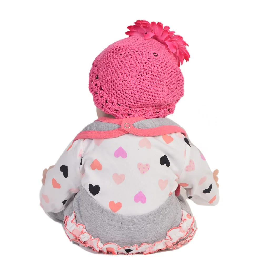 KEIUMI Милая 22 дюймовая Кукла Reborn Baby Doll Реалистичная модная детская кукла Принцесса