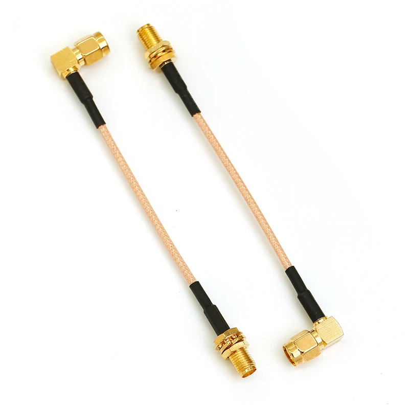 SMA male right angle to female RF Coax Pigtail extension Cable RG316 line GPS GSM routing antenna transfer cable |
