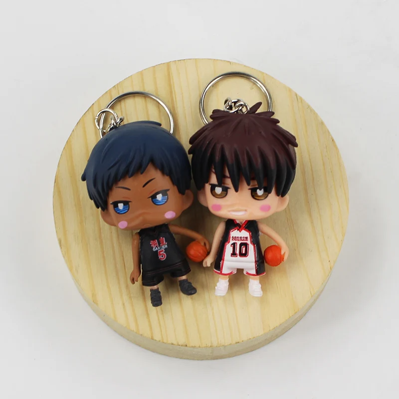 9 шт./лот Мультфильм Аниме Kuroko's Баскетбол Kuroko no Basuke ПВХ фигурка брелок игрушки