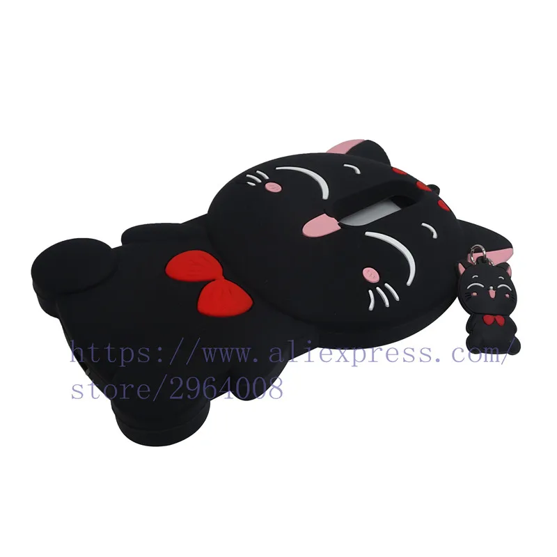 TRISEOLY для Nokia 6 силиконовый чехол Fundas 3D с изображением из мультфильма Lucky Cat Чехол
