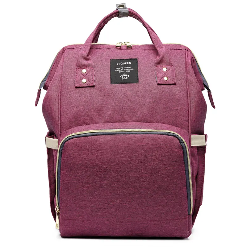 Maternity Bag 18 41 цвет рюкзак для мамы Lequeen Детская сумка с защитой от потери на молнии детские сумки для мамы сумка для беременных для коляски bolsa maternidade - Цвет: Maternity Bag 18