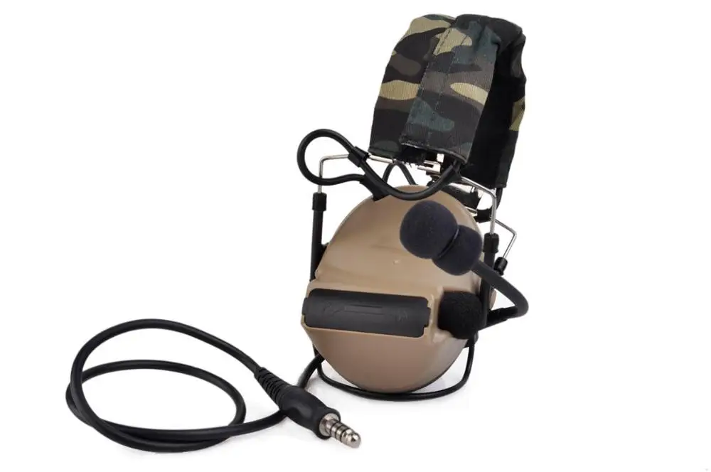 ZTAC гарнитура Peltor Comtac III тактический страйкбол высокое качество C3 наушники страйкбол Пейнтбол шумоподавление Гарнитура - Цвет: DE
