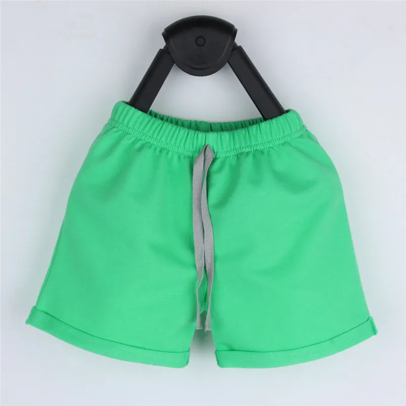 Light Green Летние и весенние детские хлопковые шорты детские шорты для мальчиков и девочек детская одежда для малышей модные брюки - Цвет: Light Green