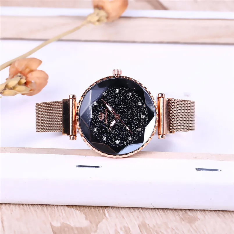 Часы наручные женские кварцевые высококлассные с магнитной застежкой