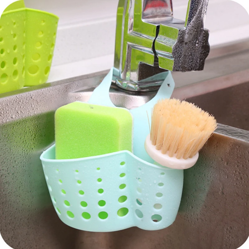 Кухня держатель губок на раковине ванная комната висит фильтр Организатор сумка