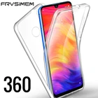 Чехол для XiaoMi Mi 9, 8, SE, A1, A2 Lite, RedMi Note 7 Pro, 6, 5, 5A, 6A Plus, S2, F1, силиконовый, ТПУ + Поликарбонат, на 360 градусов