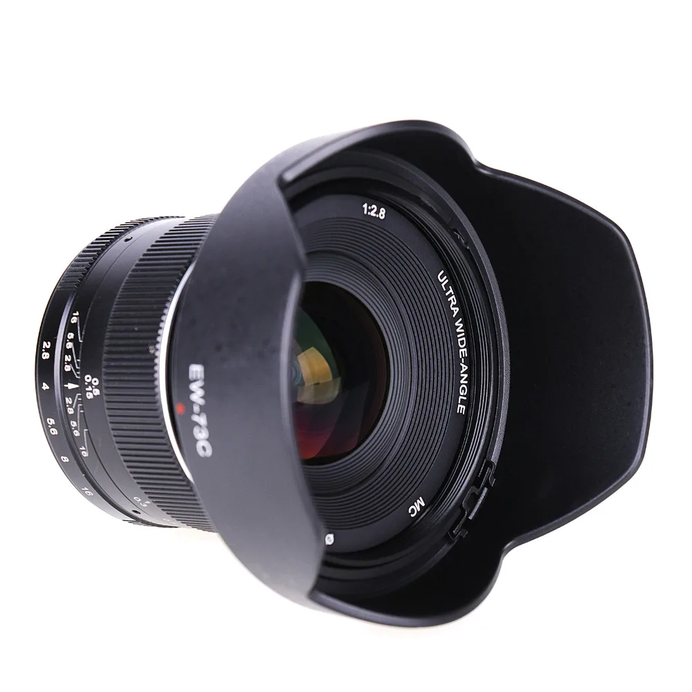 12 мм f2.8 ультра широкоугольный объектив для Sony E mount APS C беззеркальных камер A6500 A6300