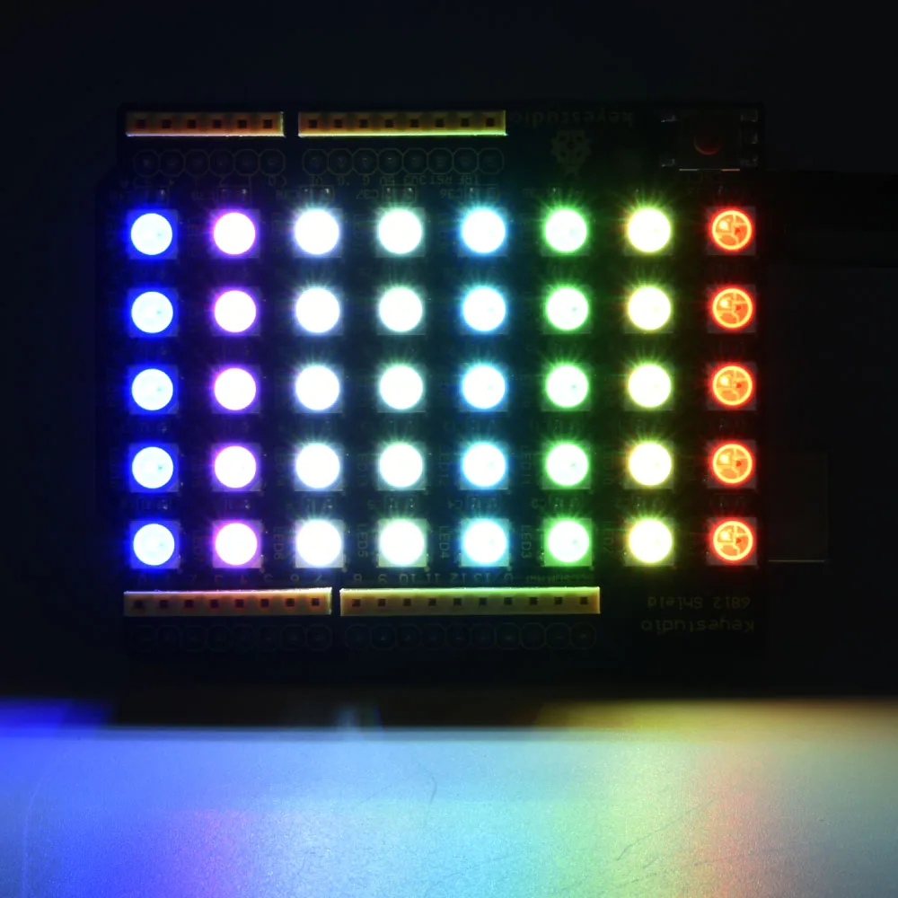 Светодиодный экран Keyestudio SK6812 5050 40Bits для Arduino UNO R3 | Компьютеры и офис