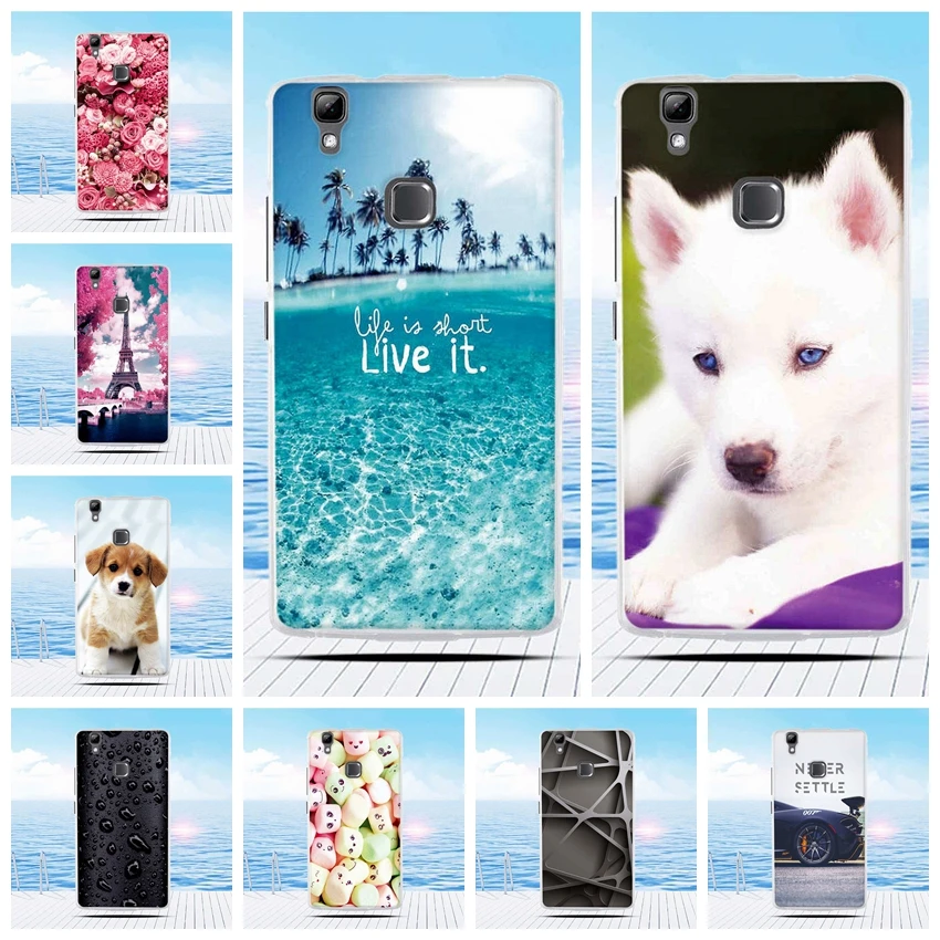 Для Doogee X5 Max чехол с 3D рельефным принтом задняя крышка из ТПУ Мягкий силиконовый
