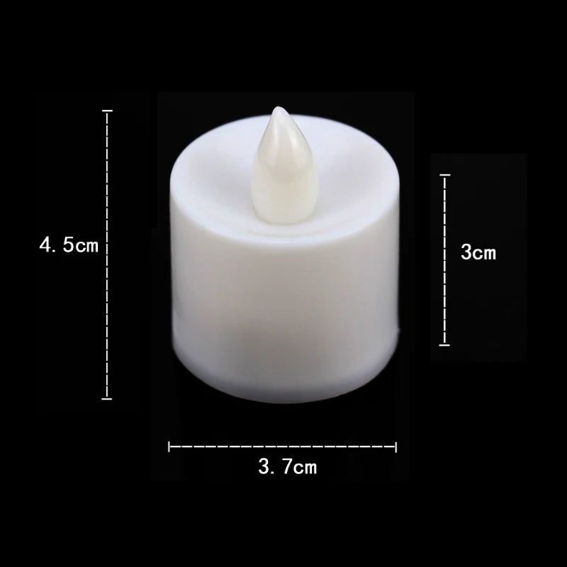 6 шт./лот светодиодный воздушный шар на батарейках светодиодная свеча лампа