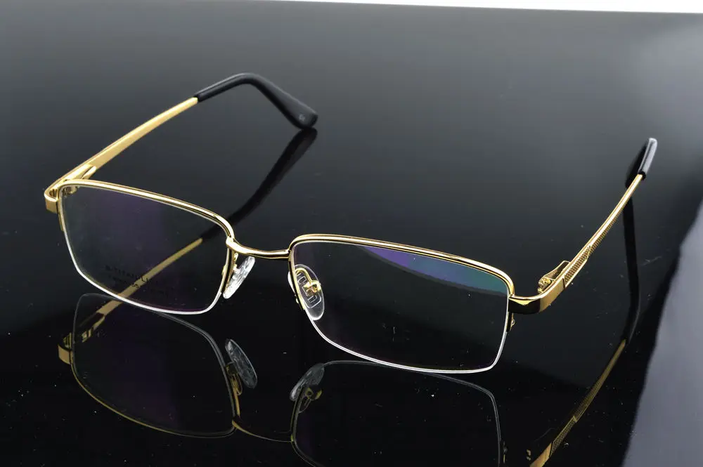 

Ip Titanium Ultra Light Men's Business Frames Eyewear Custom Made Optical Prescription Reading Glasses Photochromic +1 To +6