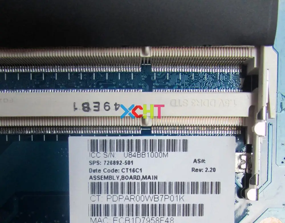 

726892-501 726892-001 E2-3000 for HP 2000 2000-2D20CA 2000-2D10NR 2000-2D61NR 2000-2D63NR 2000-2D80NR Laptop PC NB Motherboard