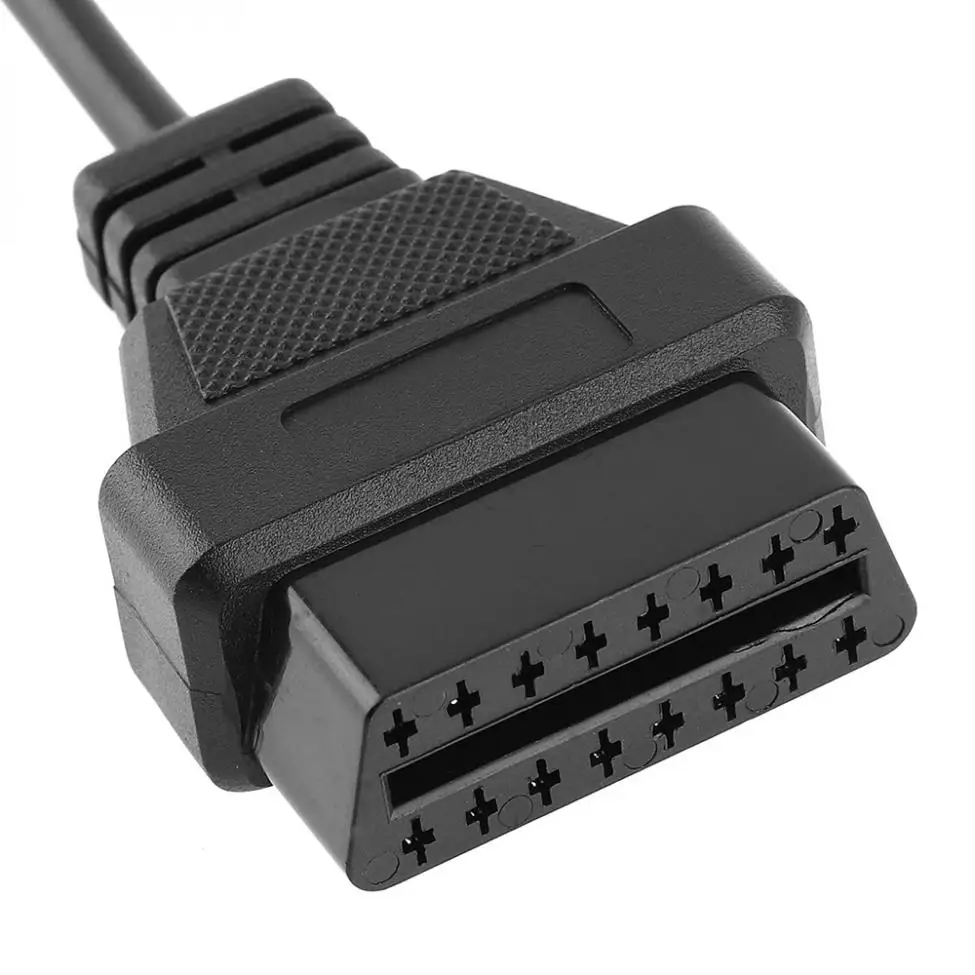 Новый OBD II 20 штырьковый штыревой 16 контактный пластиковый Женский