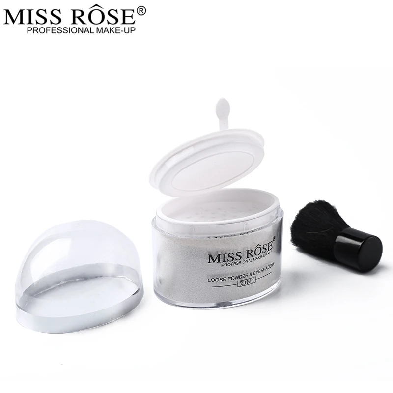 Miss Rose мерцающая пудра-Хайлайтер для лица макияж, рассыпная пудра и тени двойной Применение Блестящий золотистый Серебристый средство, макияж для лица, бронзер, косметика для контурирования