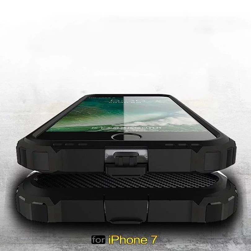 Для Apple iPhone 7X8 6 6S Plus 5 5S SE 8Plus пластиковый жесткий резиновый Гибридный чехол для iPhone7
