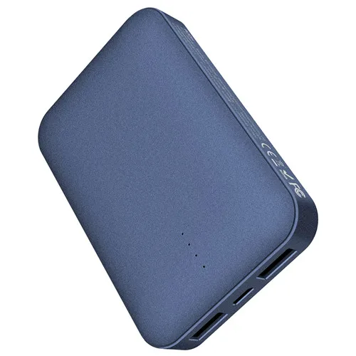 Blue ROCK Mini 10000 mAh портативное ультратонкое полимерное зарядное устройство для iPhone SamSung Xiaomi huawei и других устройств - Цвет: Blue