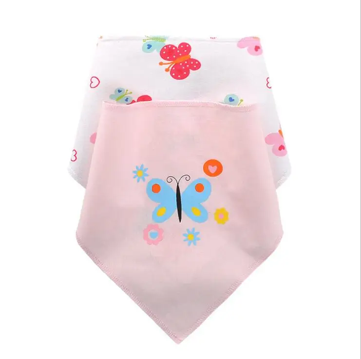 1 set baby bibs cotton girls boys bandana saliva towel burp bebes cloth Accessories Infant Animal Bavoir Newborn | Детская одежда и