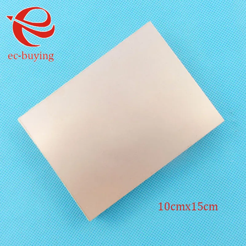 Многослойная Двусторонняя пластина с медным покрытием CCL 10x15 см 1 5 мм FR4