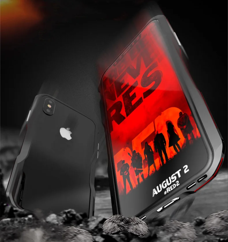 Металлический Чехол-бампер для iPhone XR, корпус из алюминиевого сплава, чехол для iPhone XR, противоударный защитный чехол для iPhone XS MAX Capa