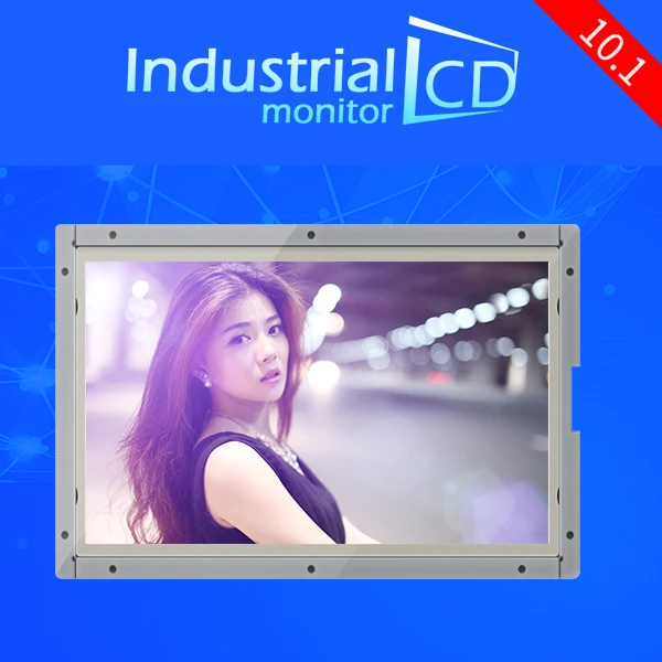 Лидер продаж! 10.1 дюймов широкоформатный монитор TFT с HDMI &quotпромышленный ТВ 1024*600
