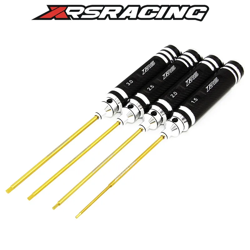 XRSRACING Высокое качество модель инструмент для ремонта 1,5/2,0/2,5/3,0 метрических Титан покрытием жесткий отвертка RC частей