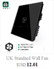 GOGOPANDA UK Стандартный 1 Gang 2 Way Управление сенсорный переключатель включения/выключения настенный светильник Управление; Интеллектуальная Автоматизация дома 2-Gang 3 партия