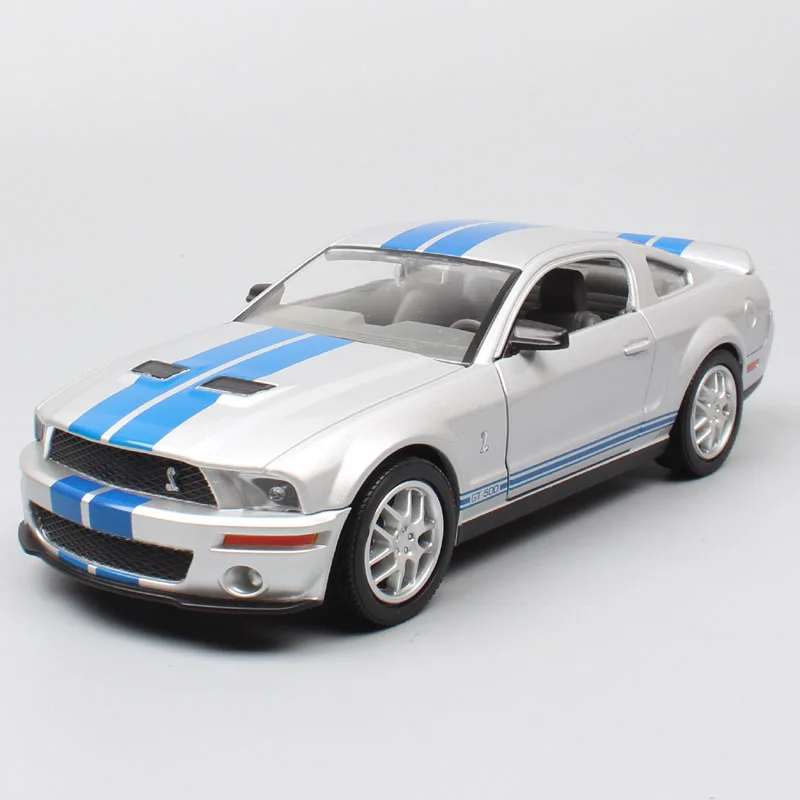 Дорожная Подпись 1:24 весы мышечные автомобили ford MUSTANG Shelby GT 500 2007 гоночный