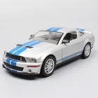 Гоночный автомобиль ford, MUSTANG, Shelby GT 500, 2007, 2007, металлический, литые автомобили, с подписью Road, масштаб 1:24