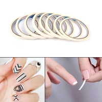 12m nail striping tape line diy water decal nail art stickers design adhesive strips for nails styling tool manicure tape