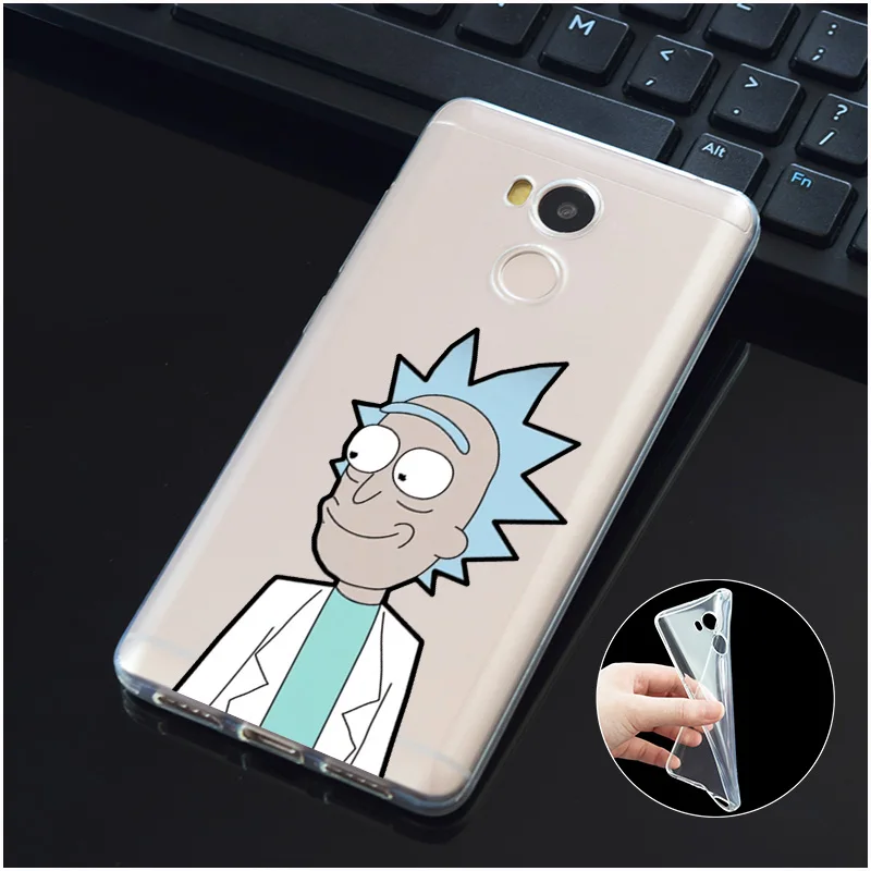 DREAMFOX M444 милый чехол Rick And Morty из мягкого ТПУ силикона для Xiaomi Redmi Note 3 4 5 Plus 3S 4A 4X 5A Pro