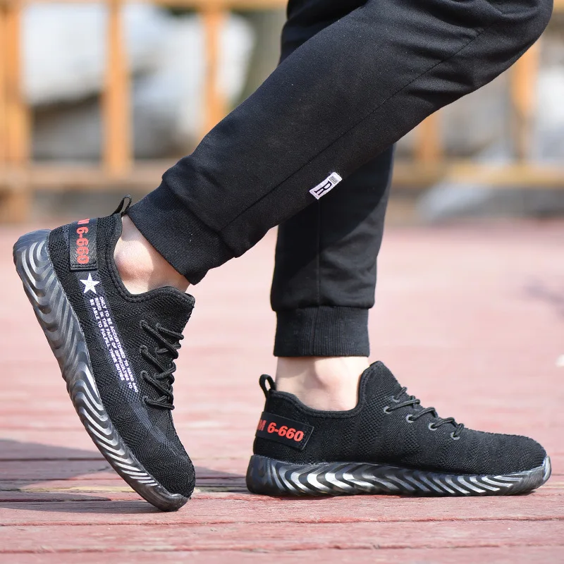 Новинка 2019 г. брендовая Высококачественная обувь со стальной головкой для работы