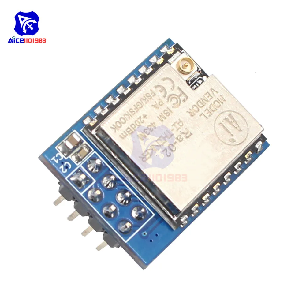 LoRa SX1278 RA-01 RA-02 беспроводной модуль 433 МГц беспроводной последовательный порт SPI интерфейс с антенной