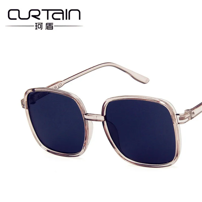 Занавес Gafas de sol Mujer 2019 корейская мода большая коробка плоское зеркало простая