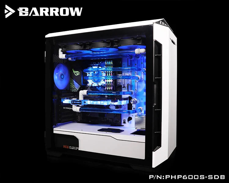 Barrow PHP600S SDB доски для водных путей Phanteks P600S чехол Intel CPU Water Block & Single / Dual GPU