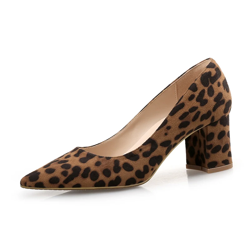 Туфли лодочки на высоком каблуке леопардовые женские туфли весенние модельные
