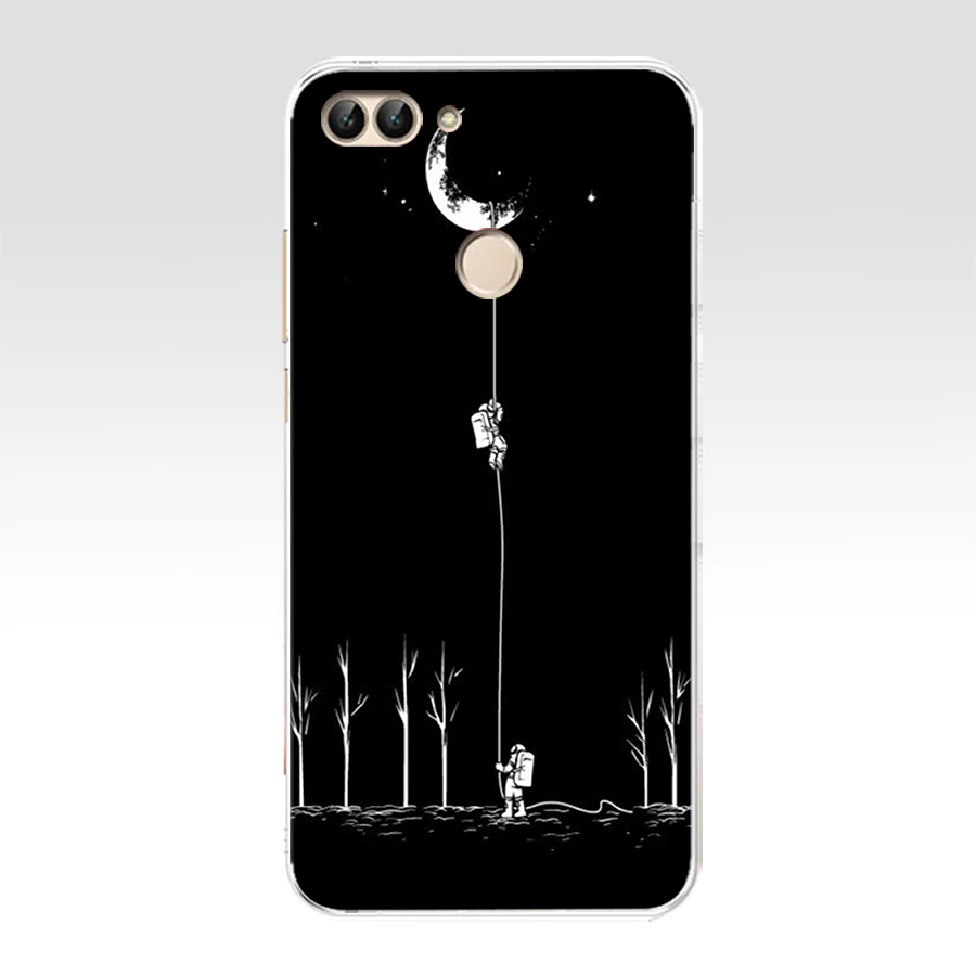 7 H huawei P Smart чехол TPU Мягкий силиконовый прозрачный чехол для телефона huawei P Smart Cover FIG-LX1 Enjoy 7S Чехол - Цвет: 7