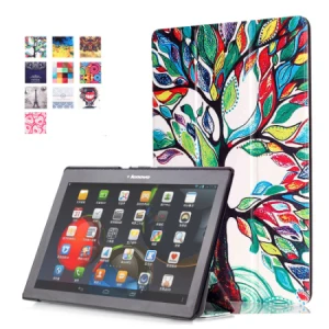 Folio Stand pu кожаный чехол Tab2 A10-30 funda для lenovo tab 2 X30F 10 1 &quotпланшет | Компьютеры и офис