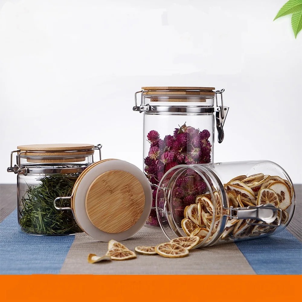 Контейнер для хранения из нержавеющей стали 304 герметичный стеклянный контейнер