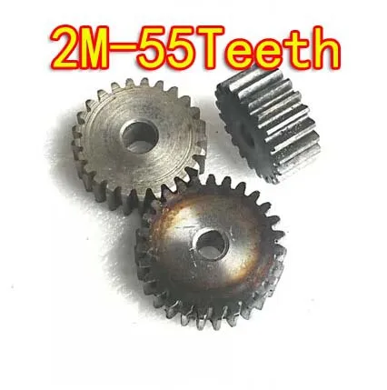 

1pcs freeshipping Diameter:114mm 2M-55Teeth Metal cylinder spur gear motor gear box.--hole d:15mm