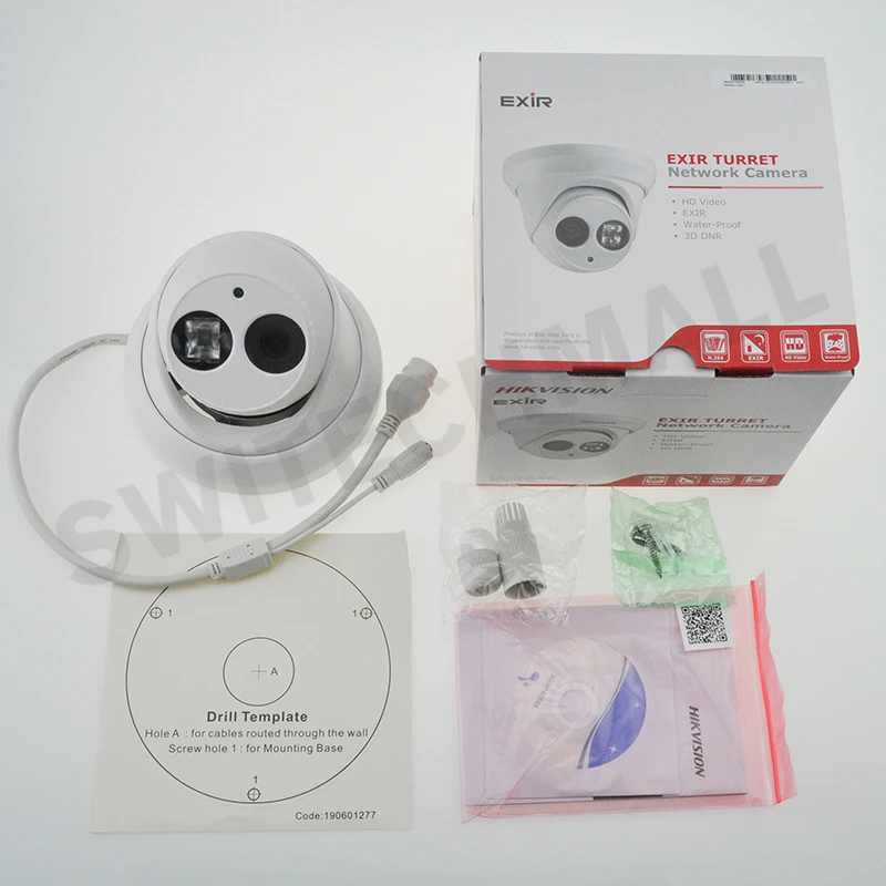 Hikvision DS-2CD2322WD-I (4 мм) Иностранная версия IP Камера ONVIF POE 2MP Full HD 1080 P ИК 30 м Открытый