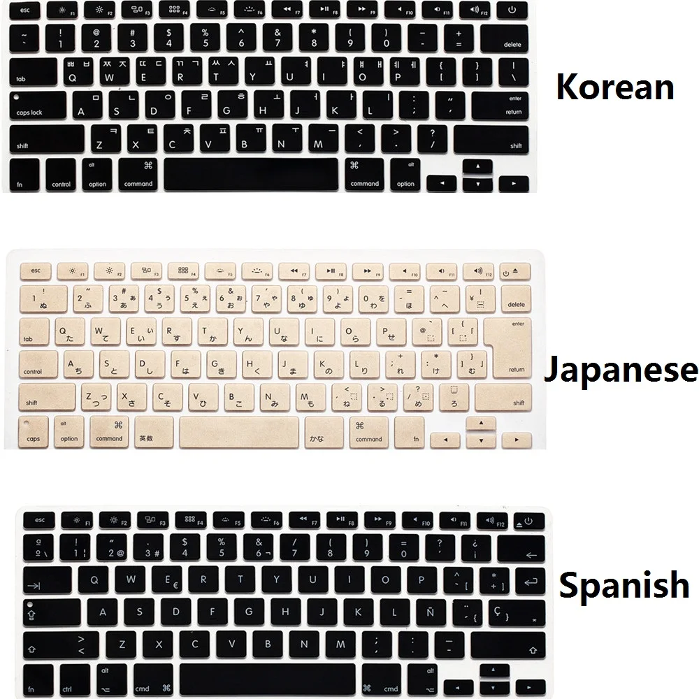 Силиконовый чехол для клавиатуры США защитный MacBook Air 13 дюймов Pro Retina 15 |