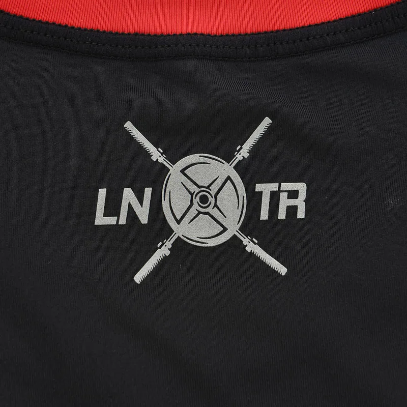 Li Ning мужские футболки для тренировок плотно прилегающие базовый слой