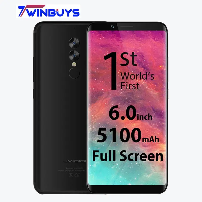 UMIDIGI S2 Helio P20 Восьмиядерный мобильный телефон 4 ГБ ОЗУ 64 Гб ПЗУ 18:9 полный экран