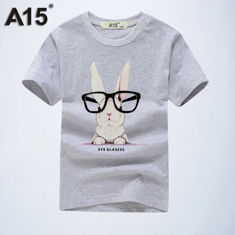 K4T23Gray Футболки для девочек, топы для девочек, детская одежда для мальчиков, футболка, белая хлопковая летняя детская одежда с 3d принтом, футболка, 8, 10, 12, 14 лет, A15 - Цвет: K4T23Gray
