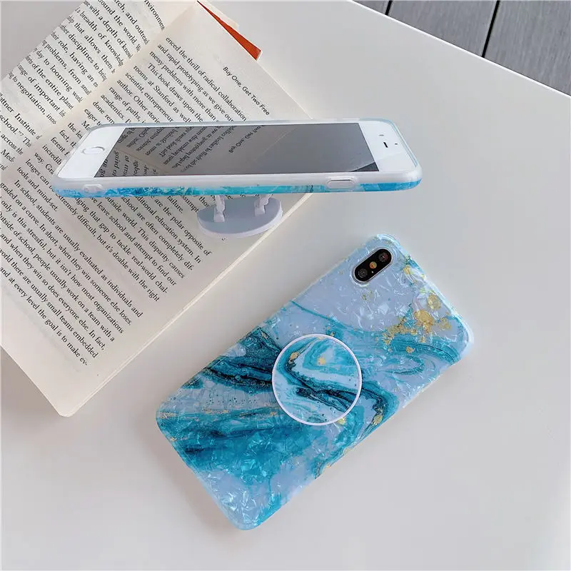 Мраморный чехол FLYKYLIN для iphone X XS Max XR 6S 6 7 8 Plus SE 2 Huawei P30 Pro P20 Lite Mate 20 Nova 3 3i 3e 4 4e