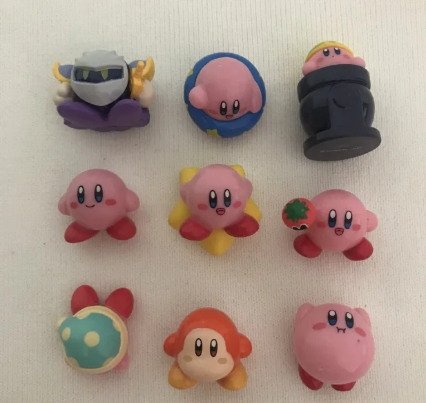 4 шт. без повтора 3 5 см kawaii star kirby фигурка кукла жесткий ПВХ детская коллекция